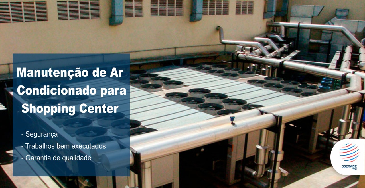 Manutenção ar condicionado shoppings center