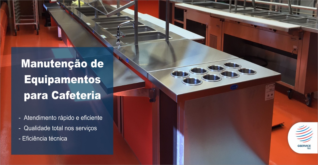 Manutenção para cafeterias