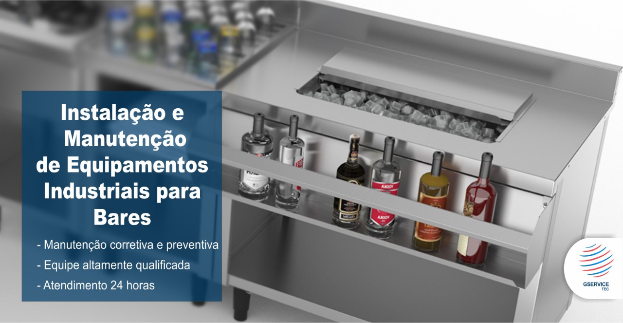 Manutenção de equipamentos para Bares